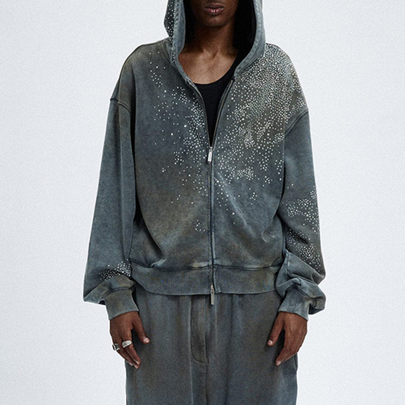 hongfeng creates billabong diamond mens hoodie with vintage style and high-quality fabric.